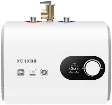 best instant water heater for bathroom that will surprise you 8 Electric Water Heater 2.5 Gallon Mini Tank Hot Water Under Sink Instant for Kitchen Bathroom 110V 1500W, Wall or Floor Mounted, Easy to Install