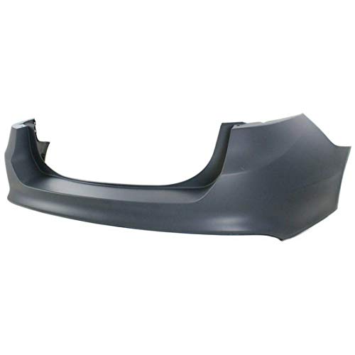 Primered Plastic Rear Bumper Cover Replacement For 2013-2018 Fusion Without Park #TOP3