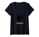 Photo Gallery donna scorpione simbolo compleanno oroscopo zodiaco astrologia donne maglietta con collo a v Photo Gallery donna scorpione simbolo compleanno oroscopo zodiaco astrologia donne maglietta con collo a v