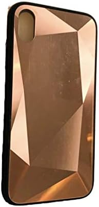 3D Diamond Mirror Mobile Phone Case, iPhone XR (6 Colours) (Rose Gold)