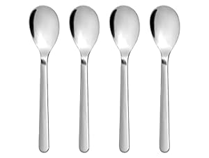 Ikea TSSP Teaspoon, Stainless Steel (Pack of 4)