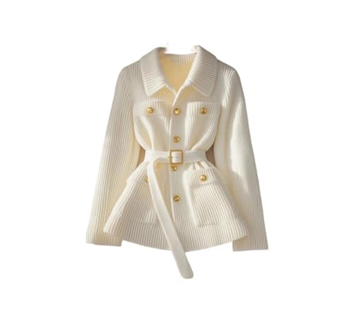 Cardigan en tricot décontracté coupe ajustée en maille premium pour femme
