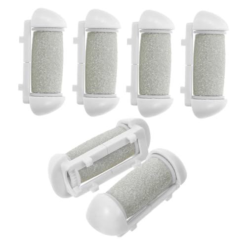 minkissy 6 Piezas Accesorios Para Amoladoras De Pie Pluma De Gel Borrable Depurador Suave Depurador De Maquillaje Cuchara De Malvavisco Depurador De Pedicura Fregador El Plastico Light Grey
