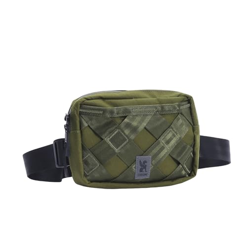Chrome Industries Barrage Sling Bag – Moss X, 2L | Crossbody Travel Backpack w/ Quick Release...