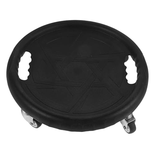 Milisten Workout Slider Disc for Core Strength Training Low Impact Fitness Equipment with Knee Pad Sliding Plates for Abdominal Exercise Smooth Surfaces Suitable for All Ages and Home