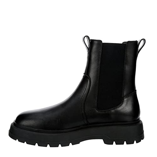 Franco Fortini Ragnar - Men's Leather Slip-On Lug Sole Chelsea Boots4