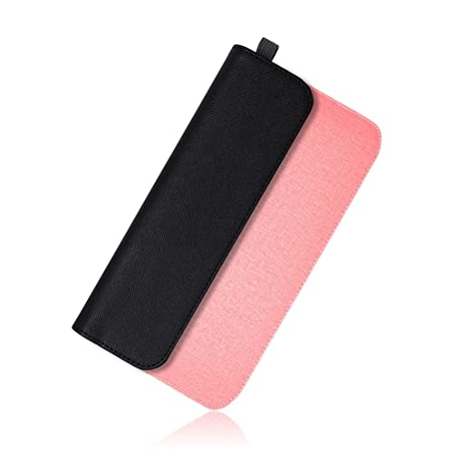 LOE(ロエ) 電波遮断ポーチ / リレーアタック対策グッズ 電波 防止用 スマートキーケース (Large - 7インチ, ピンク)