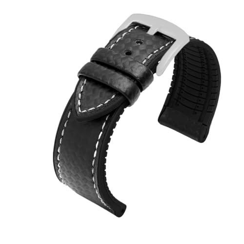 [DNYXGDGSL] J[{t@Co[U[VRXgbv Y ho[Xgoh ANZT[ IK V`Y ~h[ 20mm 22mm 24mmΉ(Silver-black white,20mm)