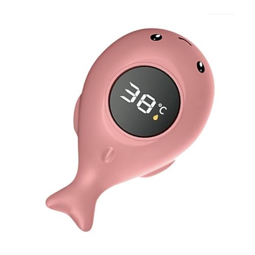 Thermomètre De Bain Pour Bébé, Moniteur De Température 5X12cm Digital Étanche Et Mesure Précise De La Température Pour Sécurité Enfant Garçons Et Filles (Rose)