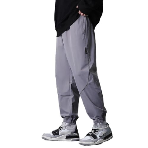 Pantalon de jogging de style coréen longueur cheville léger