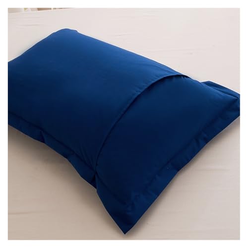 Taie d'oreiller en soie beige x2 imperméable lit double et king size - 4