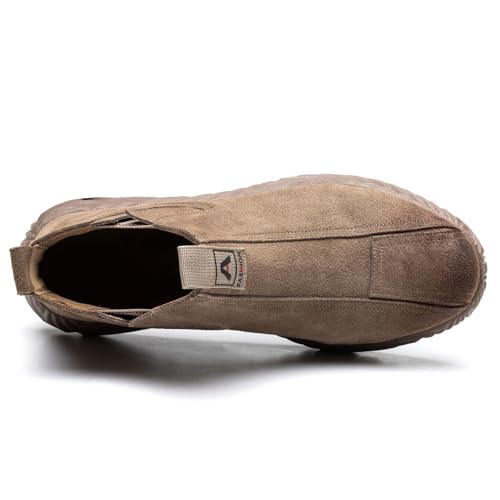 Steel Toe Shoes for Men Welding Mens Work Shoes Slip On Comfortable Safety Composite Toe Construction Boots3