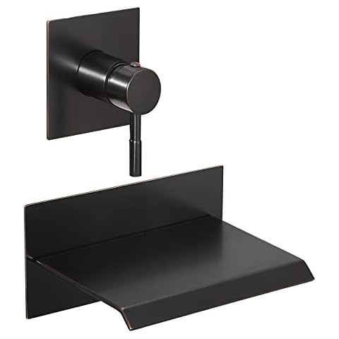 Greenspring Matte Black Tub Faucet Cover