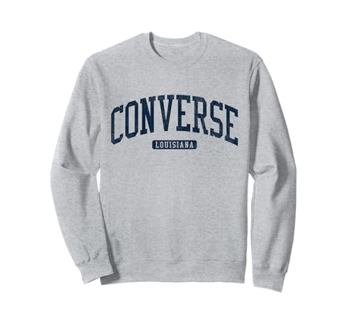 Converse Louisiana LA College University Style Bleu Sweatshirt
