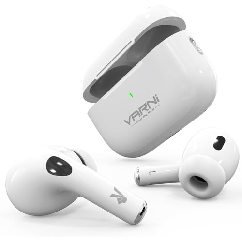Image of VARNI JADEJA in Ear TWS Earbuds with Wireless Charging, Location Tracking, 45 hrs Playtime, ANC Mode with 50 ms Low Latency, Bluetooth v5.3 (White)