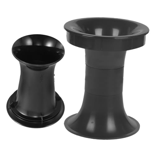 OSOLADY 2�� �x�[�X�K�C�h�`���[�u �T�u�E�[�t�@�[�|�[�g DIY�X�s�[�J�[�|�[�g �� �X�s�[�J�[�|�[�g �ቹ�|�[�g �C���o�[�^�[�x���g ������ Black