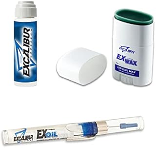 Excalibur Utility Pack | Archery Hunting Versatile Crossbow Maintenance Kit for String, Rails & Trigger | Ex-Wax, X-Slick and Ex-Oil Included