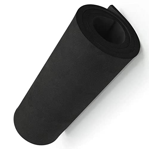 Image of Black Premium EVA Foam Sheet Roll,6mm Thick,49 inchx13.9 inch,High Density 86kg /m3 for Halloween Cosplay Costume, Crafts, DIY Projects by MEARCOOH