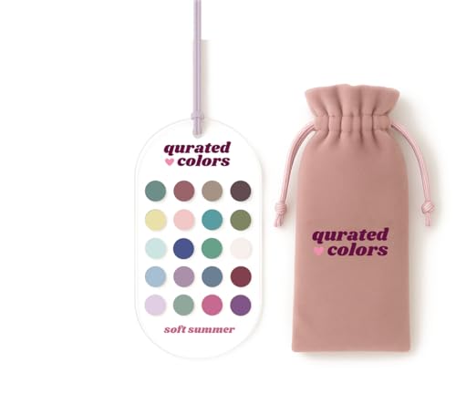 Seasonal Color Analysis Swatch Card - 12 Subseason Options on