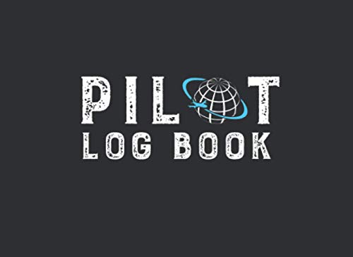 pilot log book: small pilot logbook journal organizer to write in and record number of flights, aircraft type, registrations, certificates, entries, ... pilot gifts for him, pilot birthday gifts