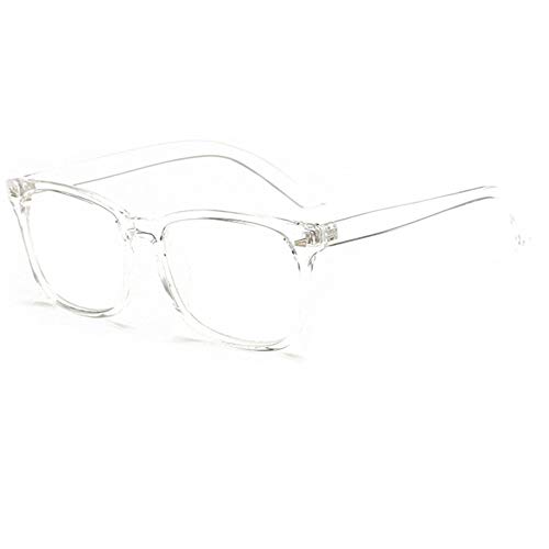 YUNCAT Lunettes à Monture d'écailles et Verres Transparents UV400 Monture audacieuse Oversized Protection Anti lumière Bleue, Anti Fatigue oculaire