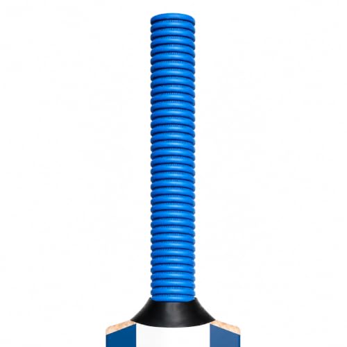 Image of Professional Cricket Bat Handle Semi Coil Grips with Better Shock Absorption | Cricket Accessories Bat Handle Grips, Pack of 1 (Blue)