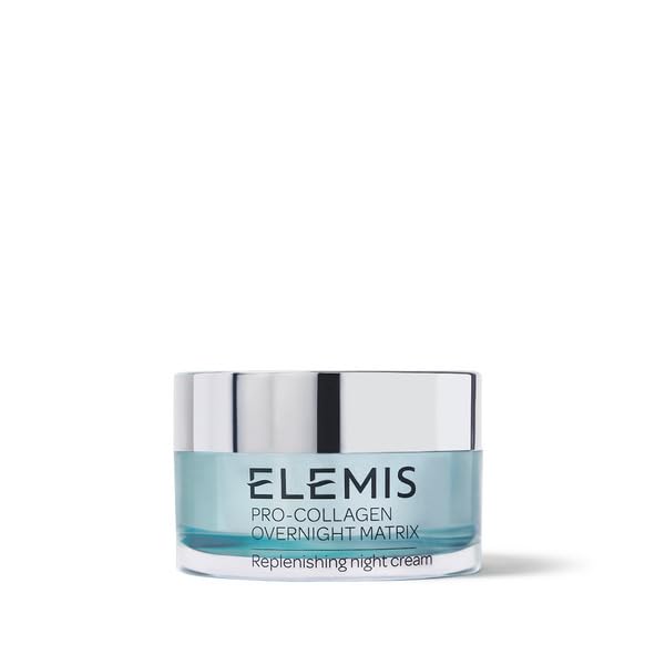 Elemis Pro-Colágeno Matrix Nocturno, Crema de Noche Antiarrugas, Crema Reparadora Antiedad, Tecnología de Péptidos Drone, Reafirma, Sin Silicona, 50 ml