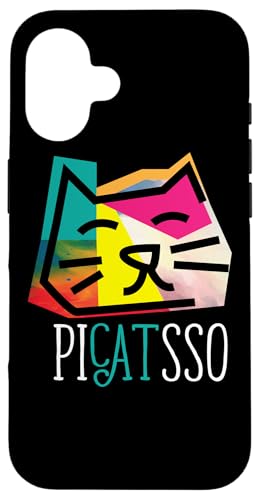 Artist Picatsso I Funny cats X}zP[X iPhone 16 p