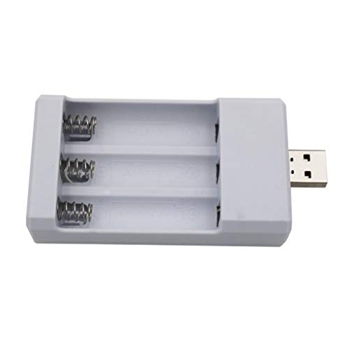 Batería USB enchufe de carga rápida para estación inteligente para batería recargable Nimh Nicd AA portátil Charg