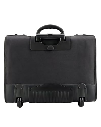 Stop Ocean Plastic 46216 Trolley Pilotenkoffer RPET Samar, Laptopkoffer mit arretierbarem Trolleysystem, 2 Zahlenschlössern, DIN A4 Einsteckfach, ca. 39 x 47 x 24 cm, Businesstrolley, anthrazit