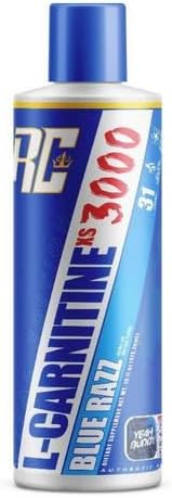Ronnie Coleman Signature Series L-Carnitine 3000,Liquid Dietary Supplement,31 Servings (473.28 Ml Pack Of 1, Blue Razz)