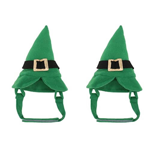 2 piezas Disfraz de Sombrero para Mascotas Día San Patricio