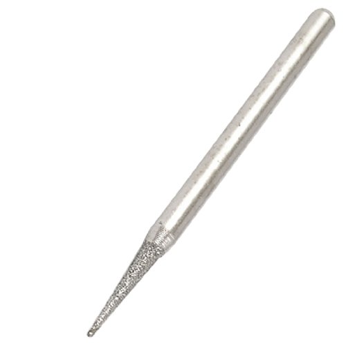 Aexit 12mm Length Grinders Diamond Taper Tip Grinding Point Bit Straight Grinders 30 Pcs