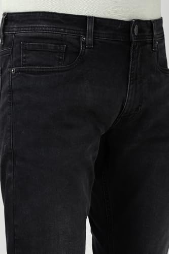 Image of Peter England Men's Regular Fit Denim Jeans for Daily Casual Wear