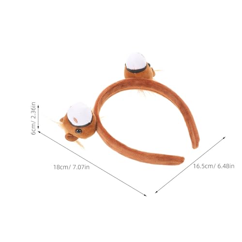 Serre-tête peluche pour déguisement confortable de réveillon