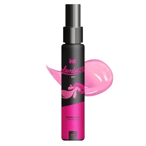 Lambuze Bubble Gum Flavored Massage Gel 55ml 1.85 Fl Oz INTT