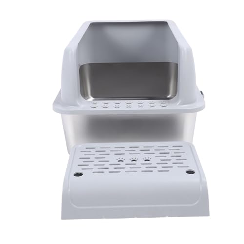 Arenero para gato Zerodis XL grande cerrado con patas miniatura 5