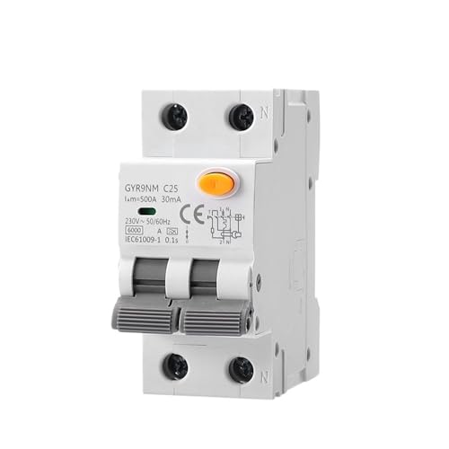 Disyuntor electromecánico GYR9NM tipo A para proteger el cuadro eléctrico de su hogar