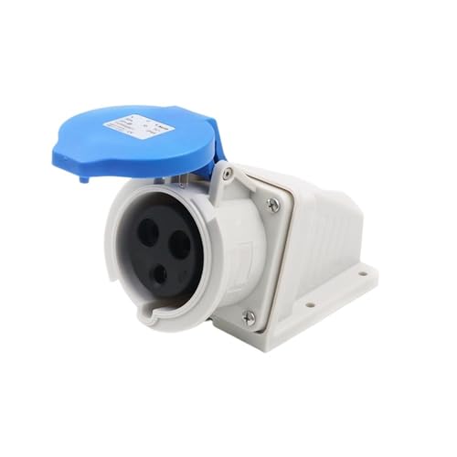32A 3 core 220V 6H Industrial Socket Connector TYPR6801 Mounted