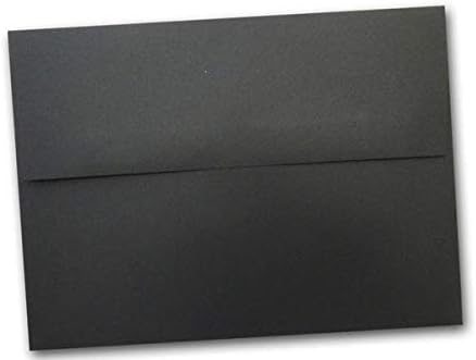 Bulk Discount Vibrant Astrobright A-2 Square Flap Envelopes - 250 Pack - Great for Notecards, Letters, Invitations, Thank You Cards, RSVP, Details Card, Etc. (Eclipse Black)