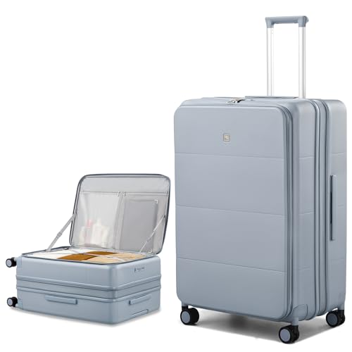 Hanke Expandable Large Checked Luggage, 28 Inch Top Opening Suitcase by Hanke - Used condition - US$222.98