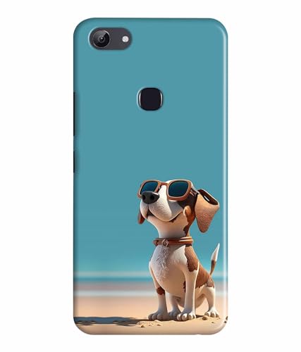 Image of Cute Pet Dog Lover Printed Hard Back Case Cover & Compatible for Vivo Y81 (Multicolor) - D1814