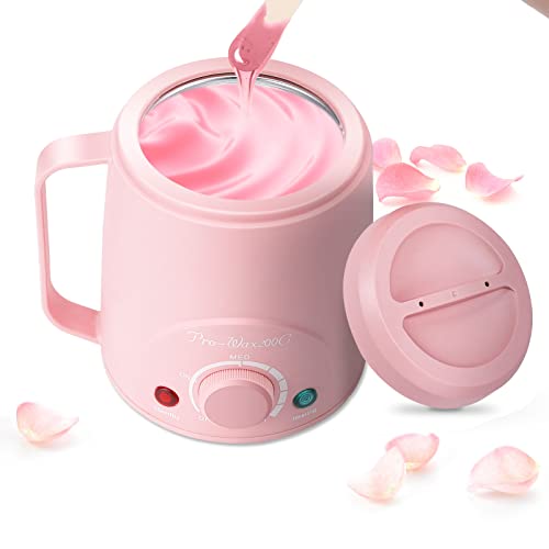 Ziermo Wax Warmer for Hair Removal,Mini Wax Machine for Women with 6 Adjustable Temperature,Waxing Warmer for Bikini Brazilian Legs Armpit Face Full Body Waxing