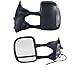 Roadstar Towing Mirrors Power Heated Telescoping Tow Mirror with LED Signal Turn Light Fit for 1999-2007 Ford F250 F350 F450 F550 Super Duty Pair Set Side Mirrors