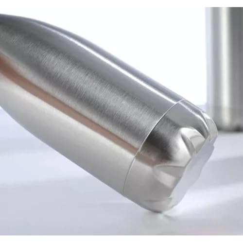 Garrafa Aço Inox 500ml Compacta Portátil, Para Todos os Tipos de Bebidas, Squeeze Inoxidavel, Esport