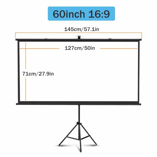 Pantalla Manual de Proyección de 60 Pulgadas 16:9 miniatura 7