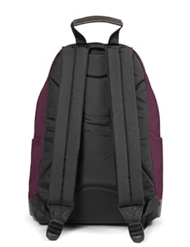 EASTPAK Backpack with leather bottom »Wyoming« Plum Purple