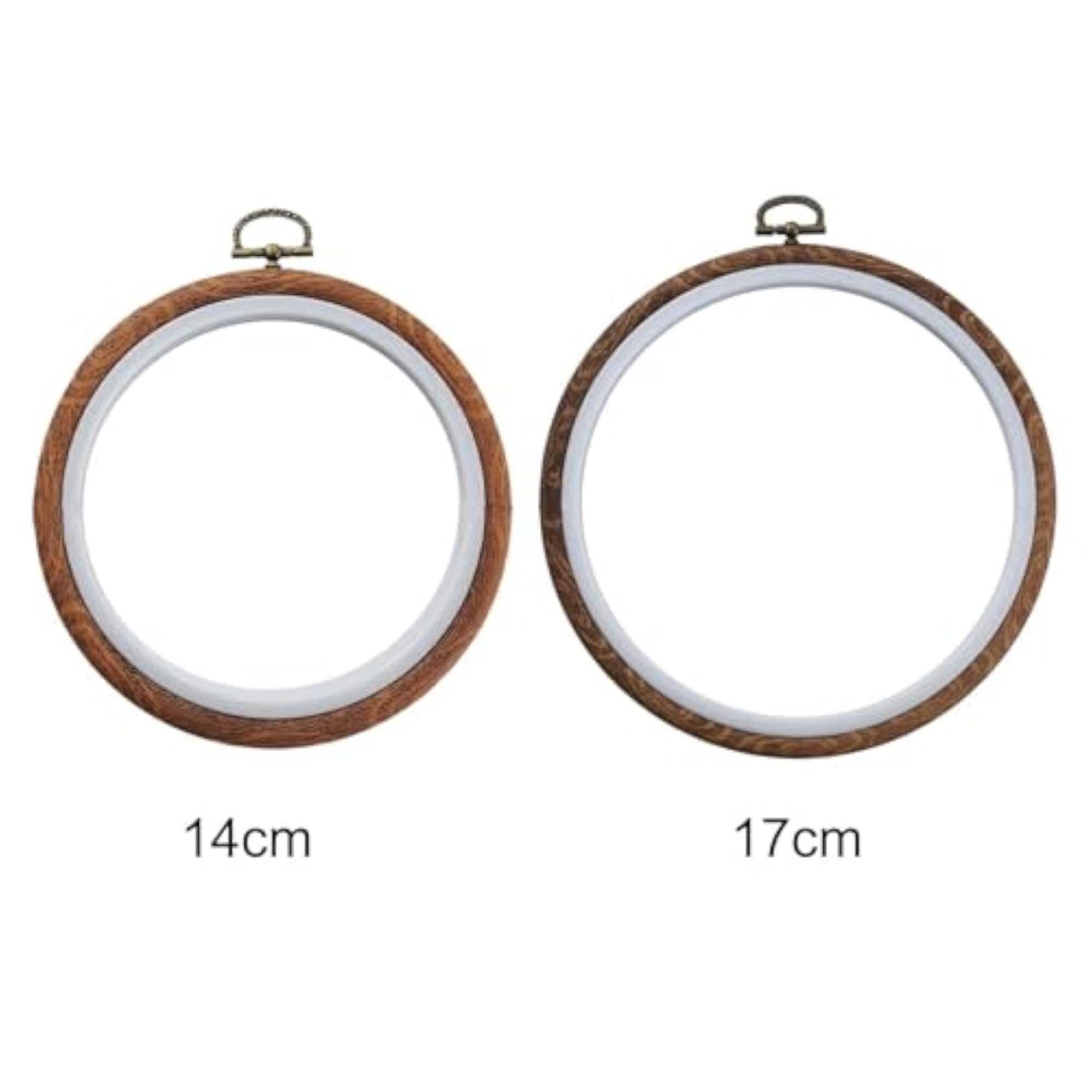6x Embroidery Hoop Frame for Handy Sewing Needlework, 14cm
