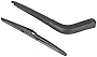 X AUTOHAUX Rear Windshield Wiper Blade Arm Set for Chevrolet Spark 2010-2015 - 380mm 15inch