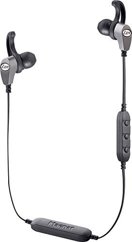 Magnat LZR 548 BT Bluetooth-Kopfhörer | Kabellos mit integriertem Mikrophon | Wireless In-Ear Headset für top Sound | Titanium, schwarz